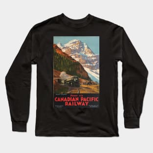 Vintage Travel - Canadian Pacific Railway Long Sleeve T-Shirt